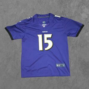 Marquise Brown Nike NFL Baltimore Ravens Purple Vapor Jersey Men L Hollywood
